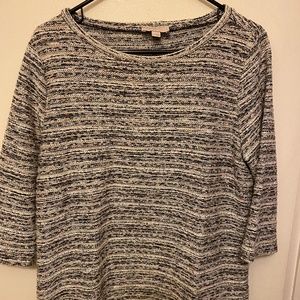 Loft tweed sweater, 3/4 sleeve